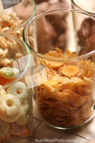 Image of a mix of breakfast cereals