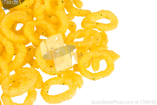 Image of Yellow maize onion snacks