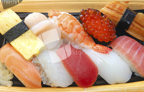 Image of Japanese sushi set