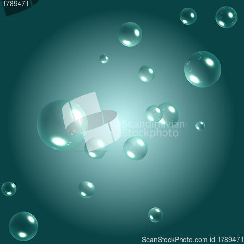 Image of Abstract bubbles on pink background