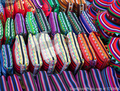 Image of bright purses for sale