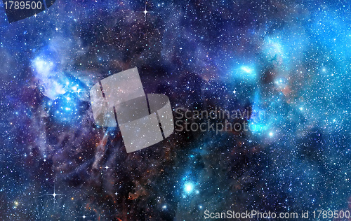 Image of starry background of deep outer space