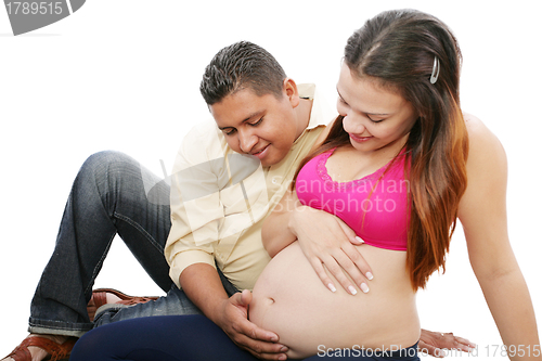 Image of Pregnant woman with her husband