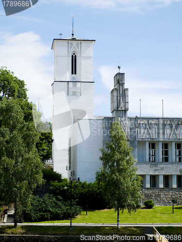 Image of The Town Hall of Sandvika, Norway