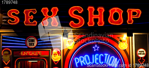 Image of Sexy shop entrance