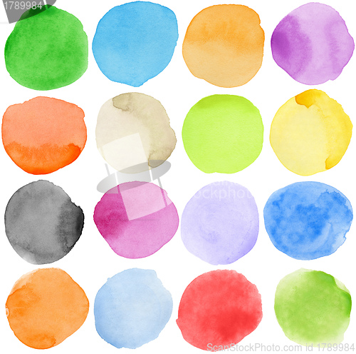 Image of Watercolor circles