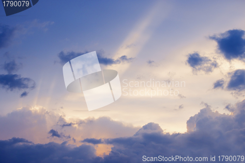 Image of Overcast sky before a thunderstorm