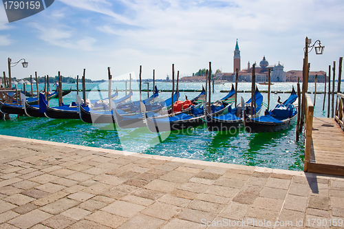 Image of gondolas