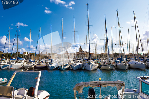 Image of White yachts