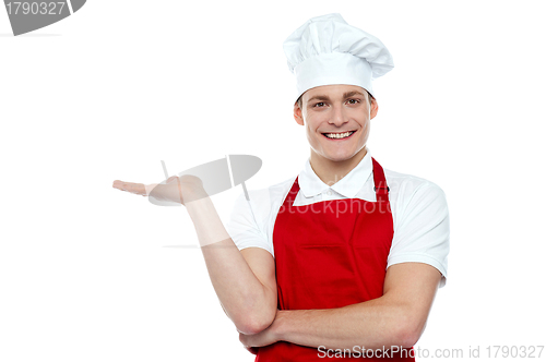 Image of Portrait of handsome young chef