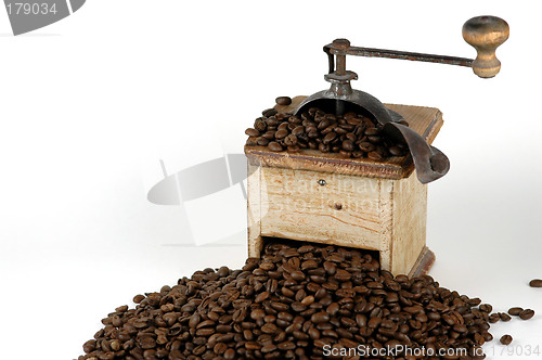 Image of Coffe beans and  grinder  # 01