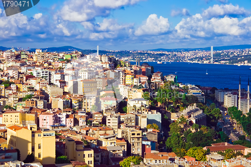 Image of Istanbul and Bosphorus panorama