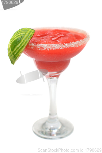 Image of Cocktail margarita isolated on white background