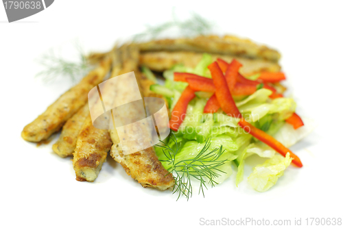 Image of Smelt isolated on white background