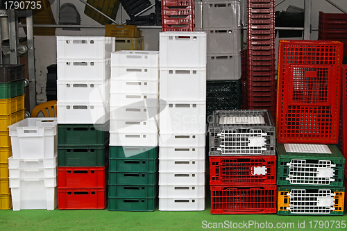 Image of Plastic crates