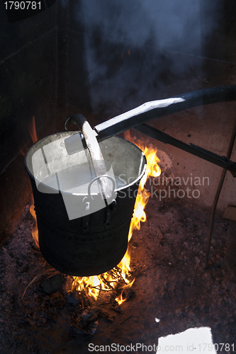 Image of cooking of fresh milk