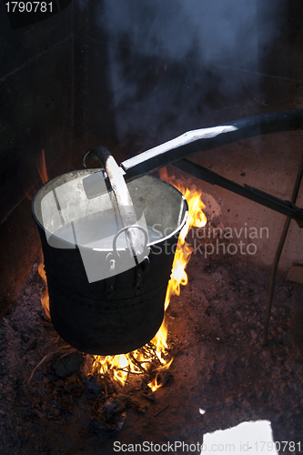 Image of cooking of fresh milk