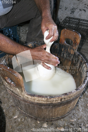 Image of farmer who gets the cheese