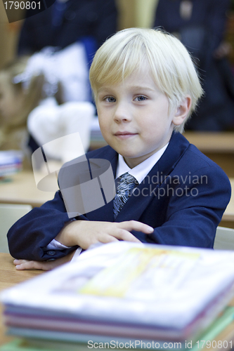 Image of Boy in classroom - primary school