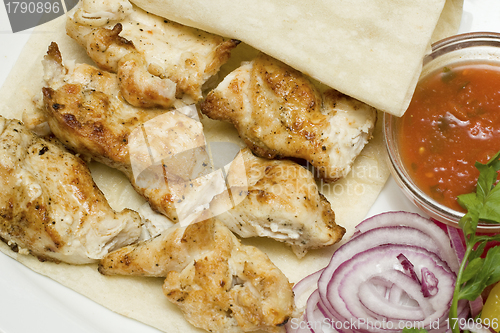 Image of Chicken - gourmet food close-up