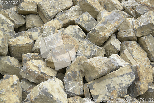 Image of stone pile detail