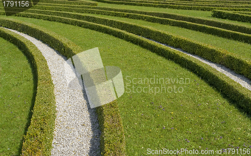 Image of ornamental garden detail