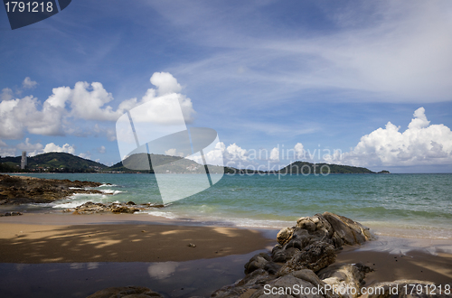 Image of Sea views from the shady beach