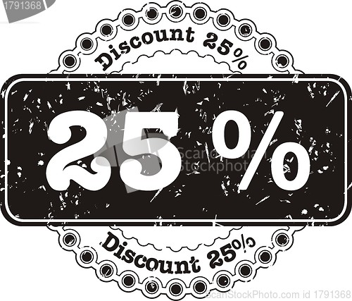 Image of Stamp Discount twenty five percent