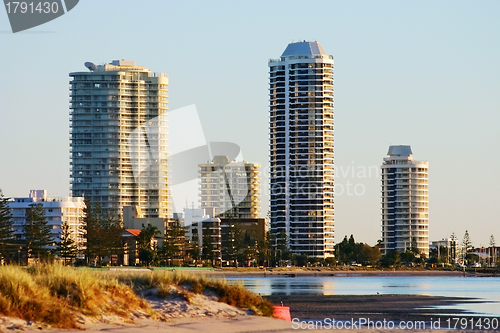 Image of Apartment Towers At Sunrise