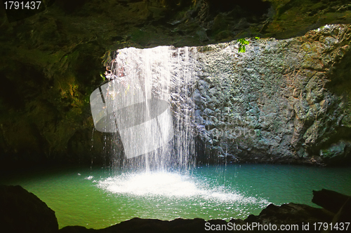 Image of Natural Arch Waterfall