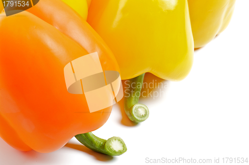 Image of Yellow and Orange Bell Peppers