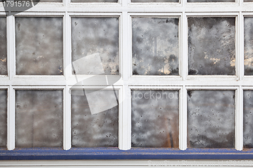 Image of old multi panel window