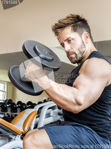 Image of bodybuilding man