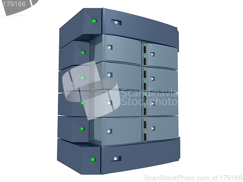 Image of Dual Server - Light Blue