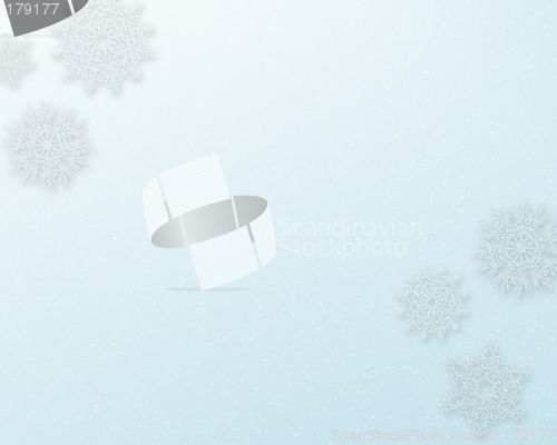 Image of Snowflake Background