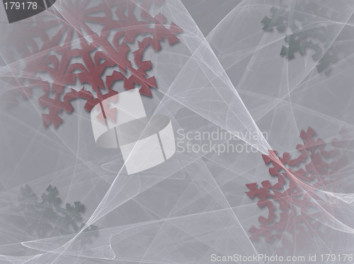 Image of Snowflake Background 2
