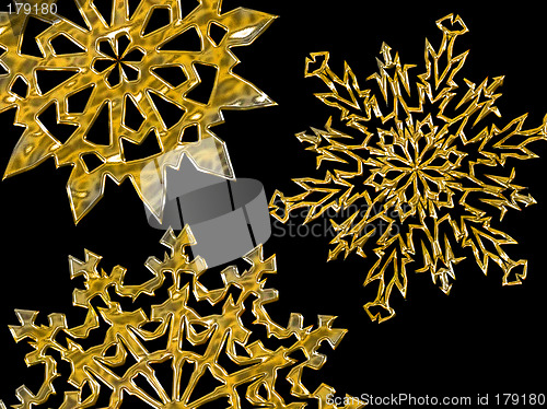 Image of Snowflake Background 03