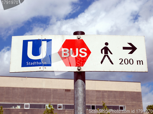 Image of Ubahn sign