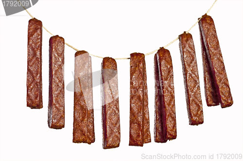 Image of smoked sausage of the Black Forest