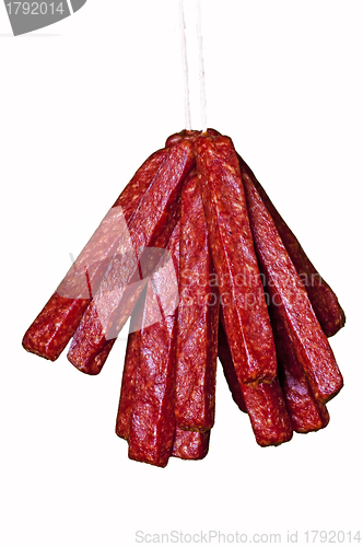 Image of smoked sausage of the Black Forest