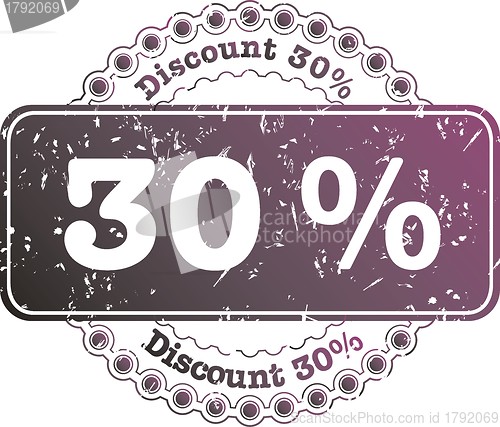 Image of Stamp Discount thirty percent