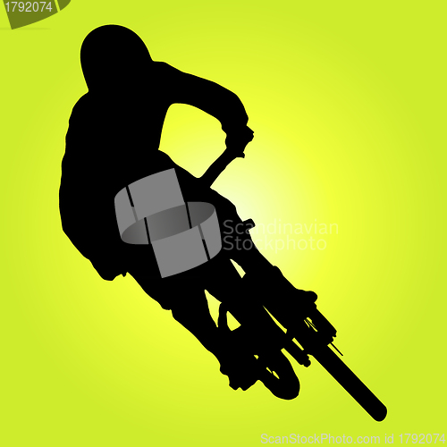 Image of Mountain biker