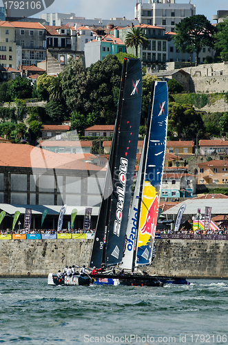 Image of ZouLou compete in the Extreme Sailing Series