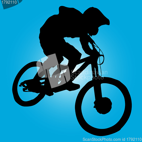 Image of Mountain biker