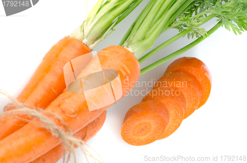 Image of Slice fresh carrots