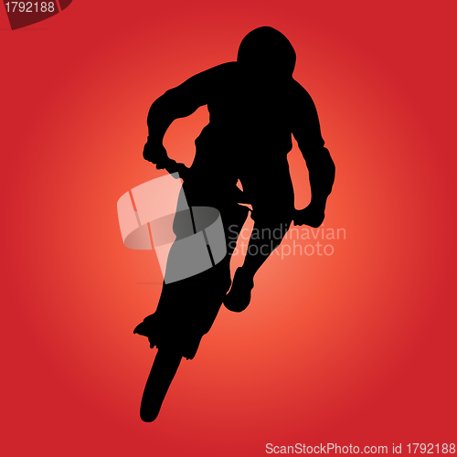 Image of Mountain biker