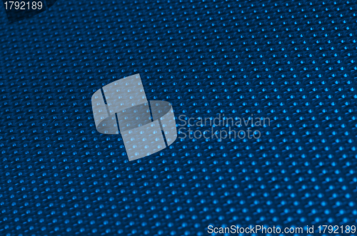 Image of Blue metal mesh plating