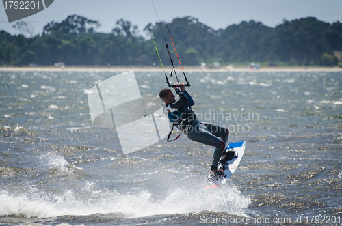 Image of Participant in the Portuguese National Kitesurf Championship 201
