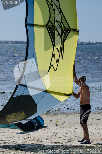 Image of Participant in the Portuguese National Kitesurf Championship 201