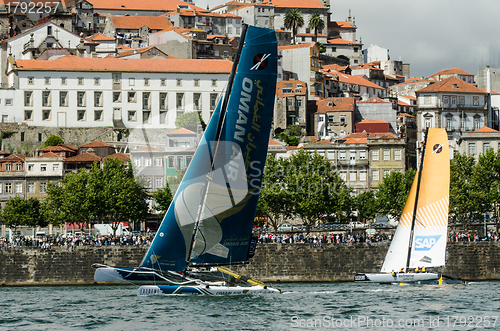 Image of Oman Air compete in the Extreme Sailing Series